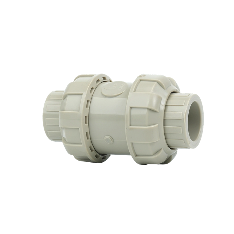 β--PPH Double Union Check Valve