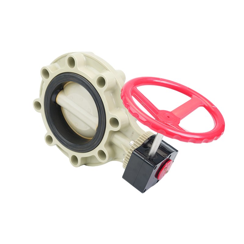 β--PPH Gear Operated Butterfly Valve