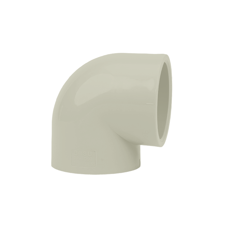 β-Pph 90 Degree Elbow Hot Melt Socket Pipe Fitting 1.0 Mpa
