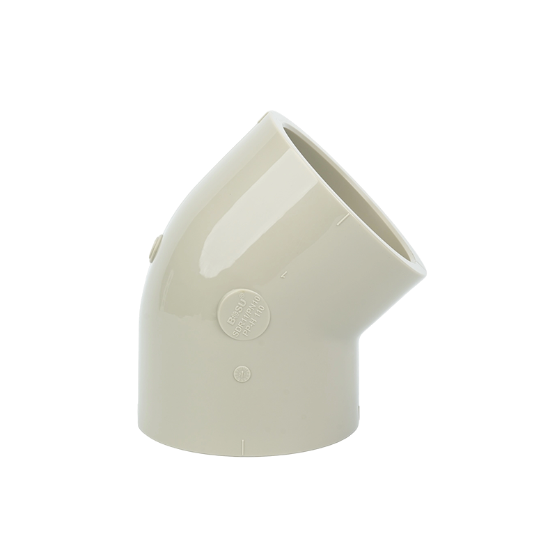 β-PPH 45 Degree Elbow Short Butt-Weld Fitting