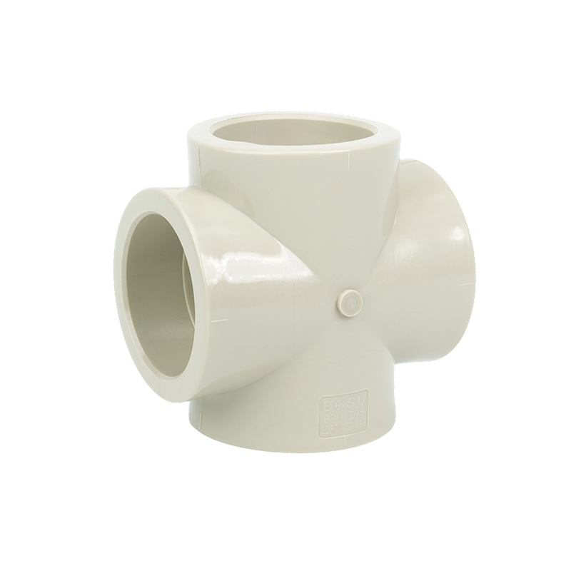 β--PPH Equal Cross Socket Fusion Fitting 1.6MPa