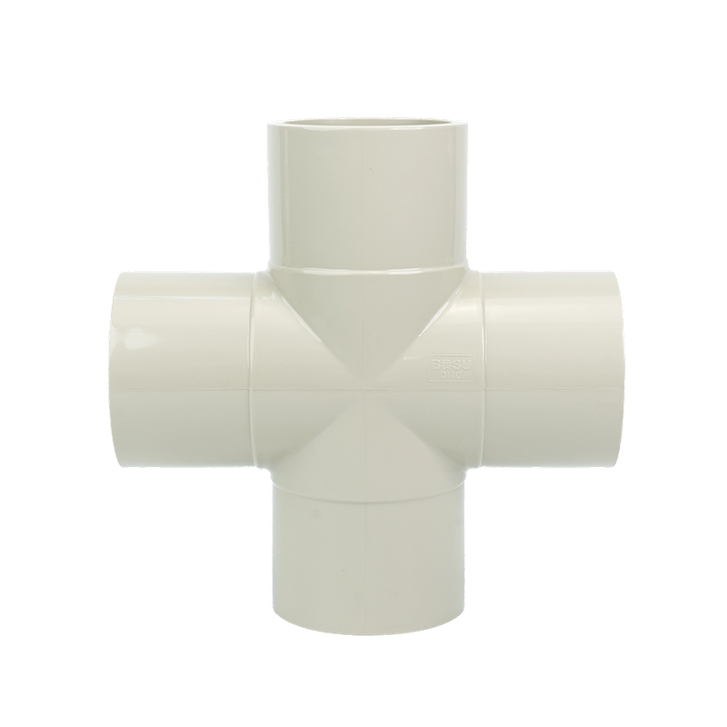 β-PPH Equal Cross Short Butt-Weld Fitting